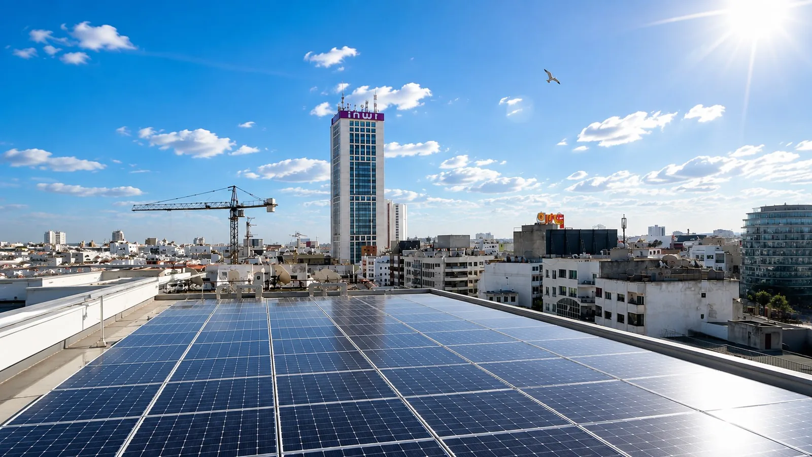 Clinique moderne au Maroc équipée en photovoltaïque